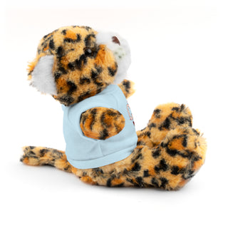 Stuffed Animals with Tee, Custom Text, Valentines Gift bear