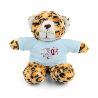 Stuffed Animals with Tee, Custom Text, Valentines Gift bear