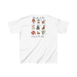 Kids Custom Name Christmas Tee Heavy Cotton™ Tee