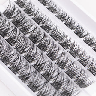 Hot Melt Individual Segmented False Eyelashes Double-headed