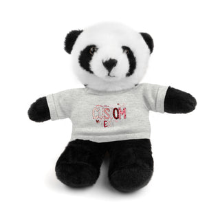 Stuffed Animals with Tee, Custom Text, Valentines Gift bear