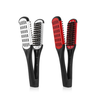 Hairdressing Clamp Comb Bristle Straight Hair Styling Straight Straight Hair V-shaped Comb