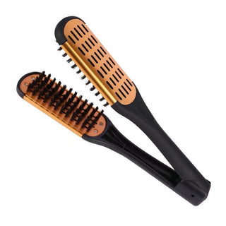 Hairdressing Clamp Comb Bristle Straight Hair Styling Straight Straight Hair V-shaped Comb