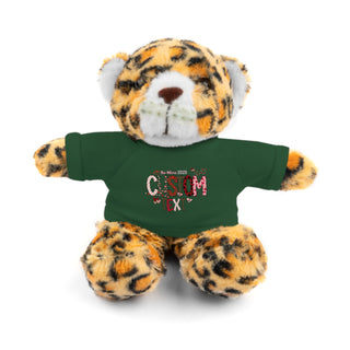 Stuffed Animals with Tee, Custom Text, Valentines Gift bear